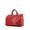 Bolso de mano Louis Vuitton Speedy 30 en cuero Epi rojo - 00pp thumbnail
