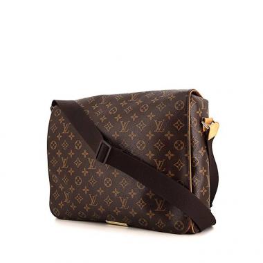 Bolso bandolera Louis Vuitton Abbesses en lona Monogram revestida y cuero natural