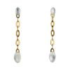 Vhernier Olympia pendants earrings in yellow gold and rock crystal - 00pp thumbnail