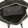 Bolsa de viaje Loewe Amazona en ante negro y cuero negro - Detail D2 thumbnail