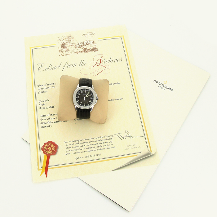Patek Philippe Aquanaut watch in stainless steel Ref:  5167 Circa  2010