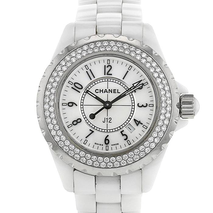Chanel J12 Chromatic Automatic Grey Dial Titanium and Ceramic Ladies Watch  H3105 - Watches, J12 - Jomashop