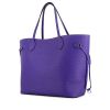Louis Vuitton Neverfull medium model shopping bag in purple epi leather - 00pp thumbnail
