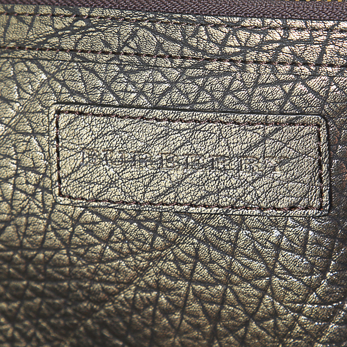 Shopping bag Burberry Canterbury in pelle iridescente mordoré - Detail D3