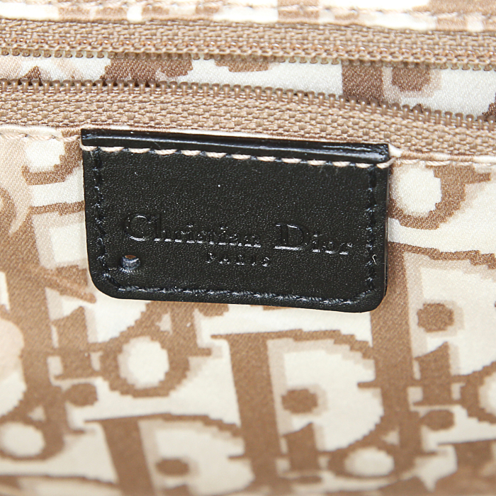 Dior Détective 24 hours bag in black leather - Detail D4