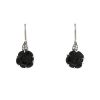 Chanel Camelia small model earrings in onyx,  white gold and diamond - 00pp thumbnail