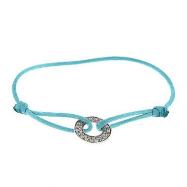 Dinh Van Cible bracelet in white gold and diamond