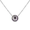 Boucheron Ava necklace in white gold,  diamonds and amethyst - 00pp thumbnail