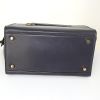 Celine handbag in navy blue leather - Detail D4 thumbnail