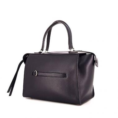 Bolso de mano Celine en cuero azul marino