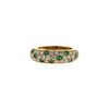 Cartier Mimi 1990's ring in yellow gold,  diamonds and emerald - 00pp thumbnail