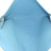 Pochette Hermes Jige in pelle Swift blu - Detail D2 thumbnail