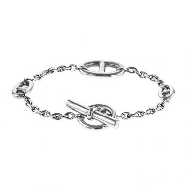 Brazalete Hermès Farandole en plata