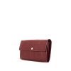 Louis Vuitton Sarah wallet in burgundy monogram patent leather - 00pp thumbnail