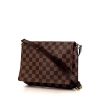 Louis Vuitton Musette Tango shoulder bag in brown damier canvas and brown leather - 00pp thumbnail