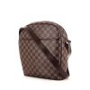Louis Vuitton shoulder bag in brown damier canvas and brown leather - 00pp thumbnail