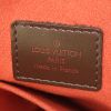 Borsa a tracolla Louis Vuitton in tela a scacchi marrone e pelle marrone - Detail D4 thumbnail
