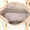 Louis Vuitton Houston handbag in beige monogram patent leather and natural leather - Detail D2 thumbnail