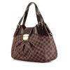 Louis Vuitton Sistina large model handbag in brown damier canvas and brown - 00pp thumbnail