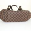 Louis Vuitton Sistina large model handbag in brown damier canvas and brown - Detail D4 thumbnail