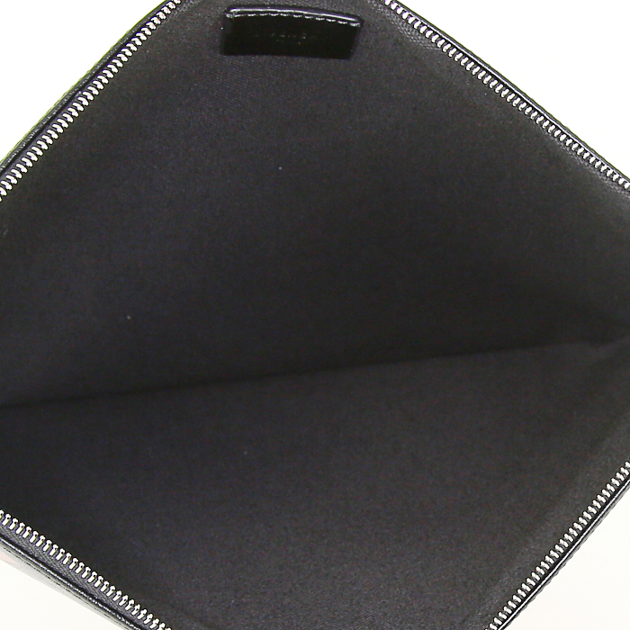 Pochette Givenchy in pelle bicolore nera e rossa - Detail D2