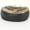 Sac bandoulière Chloé Drew en cuir noir et python - Detail D4 thumbnail