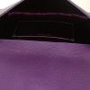 Pochette Yves Saint Laurent Chyc en cuir violet - Detail D2 thumbnail