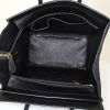 Celine Luggage handbag in black leather and green foal - Detail D2 thumbnail