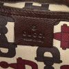 Bolso de mano Gucci en cuero Monogram marrón - Detail D3 thumbnail