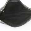 Gucci Gucci Vintage handbag in black monogram canvas and black leather - Detail D2 thumbnail