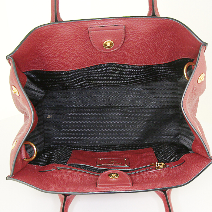 Bolso de mano Prada Vitello en cuero - Detail D3
