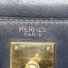 Hermes Kelly 28 cm handbag in dark blue box leather - Detail D4 thumbnail