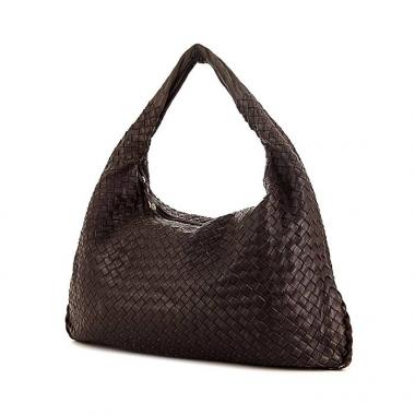 Bolso de mano Bottega Veneta Veneta en cuero intrecciato marrón