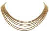 Flexible Cartier Perruque necklace in yellow gold - 00pp thumbnail
