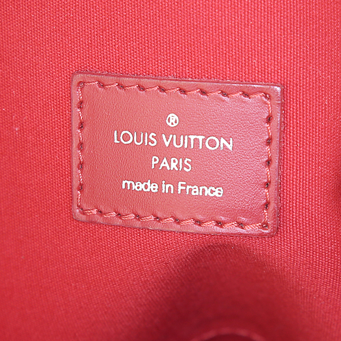 Louis Vuitton Ségur handbag in red epi leather - Detail D3