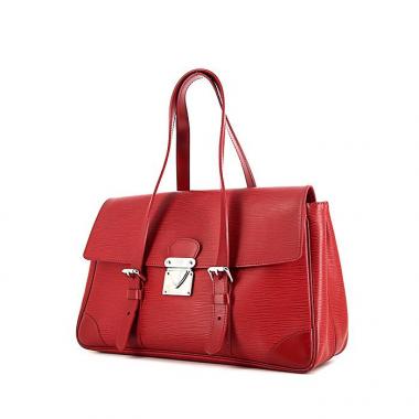 Bolso de mano Louis Vuitton Ségur en cuero Epi rojo