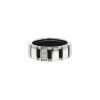Chaumet Class One ring in white gold,  diamonds and rubber - 00pp thumbnail