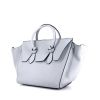 Celine Tie Bag handbag in Bleu Pale grained leather - 00pp thumbnail