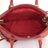 Prada Galleria large model handbag in red leather saffiano - Detail D3 thumbnail