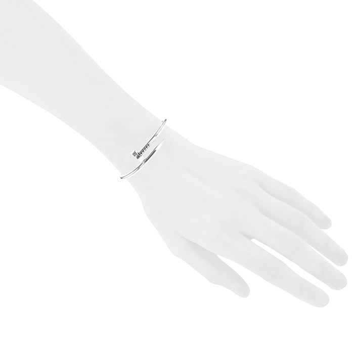 Brazalete Cartier Juste un clou en oro blanco - Detail D1