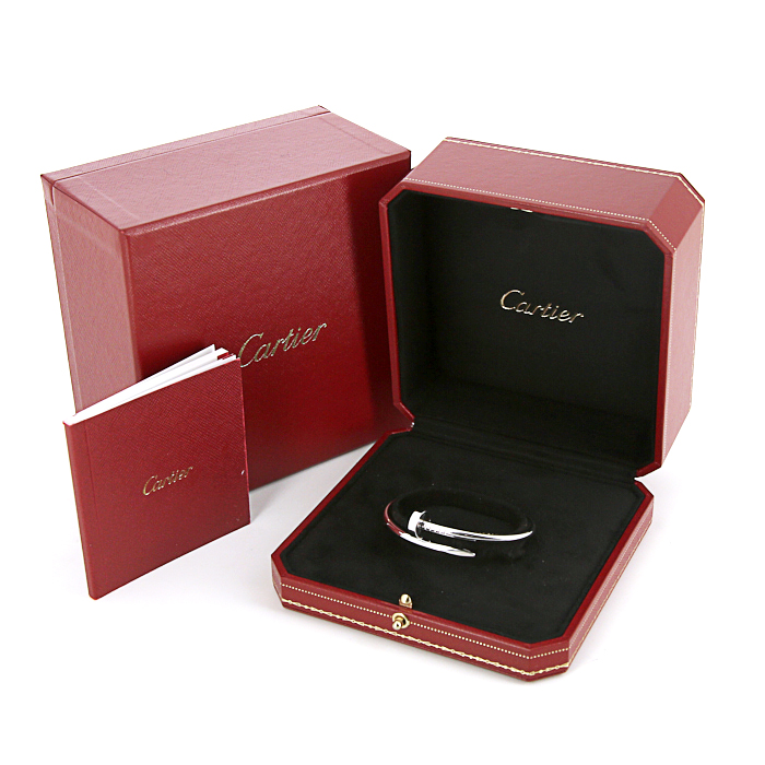 Brazalete Cartier Juste un clou en oro blanco