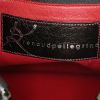 Shopping bag Renaud Pellegrino in puledro nero e pelle nera - Detail D3 thumbnail