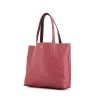 Shopping bag Hermes Double Sens modello piccolo in pelle Swift bicolore rosa e rosso H - 00pp thumbnail