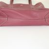Sac cabas Hermes Double Sens petit modèle en cuir Swift bicolore rose et rouge H - Detail D5 thumbnail