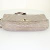 Lanvin Happy small model handbag in grey-beige chevron quilted leather - Detail D4 thumbnail