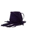 Ralph Lauren shoulder bag in purple suede - 00pp thumbnail