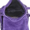 Ralph Lauren shoulder bag in purple suede - Detail D2 thumbnail