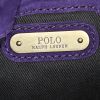 Ralph Lauren shoulder bag in purple suede - Detail D3 thumbnail