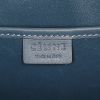 Celine Luggage Nano mini handbag in navy blue leather - Detail D4 thumbnail