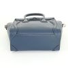Bolso de mano Celine Luggage Nano mini en cuero azul marino - Detail D5 thumbnail